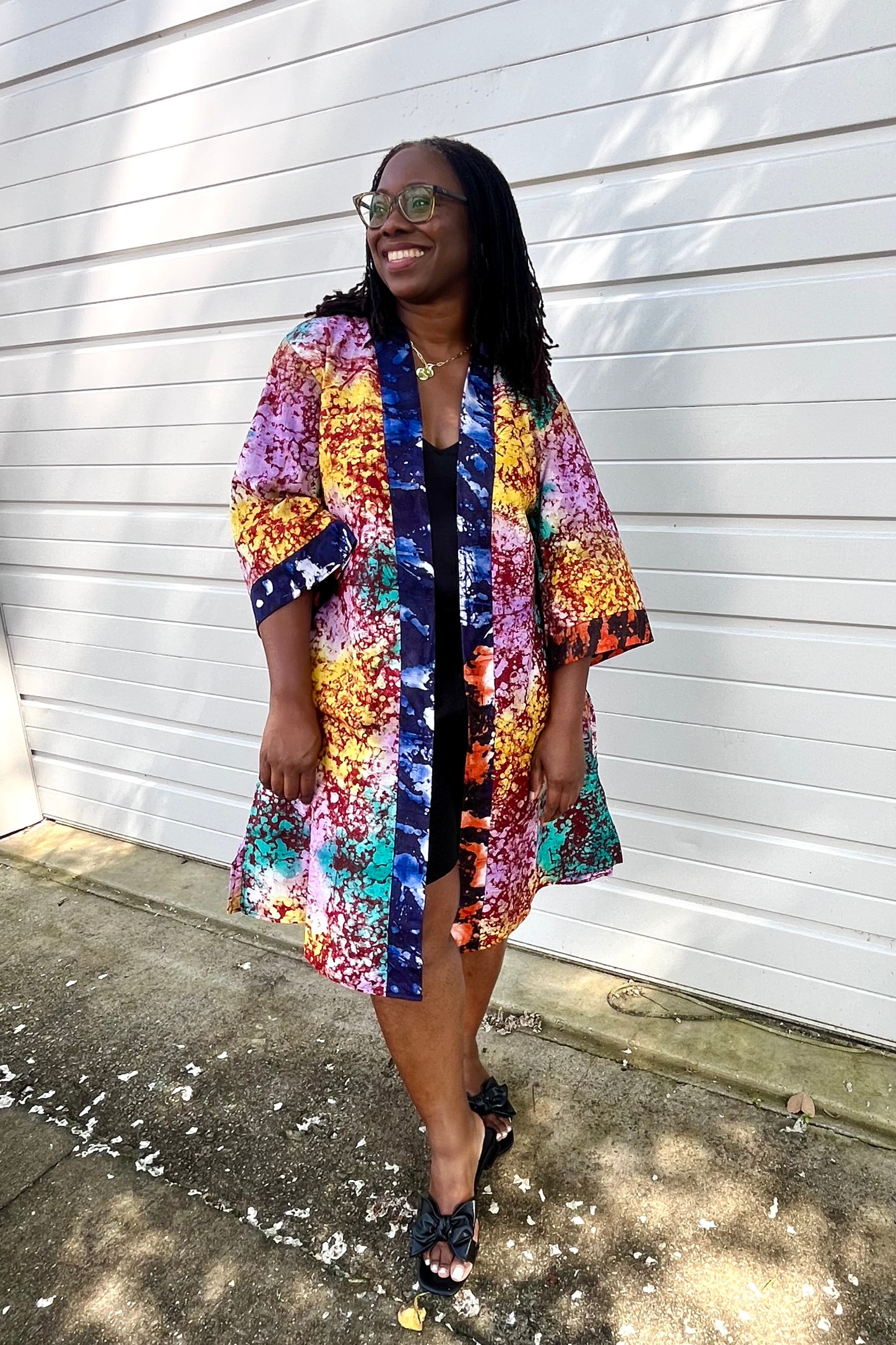 Fatima Duster - Orchid - suakoko betty