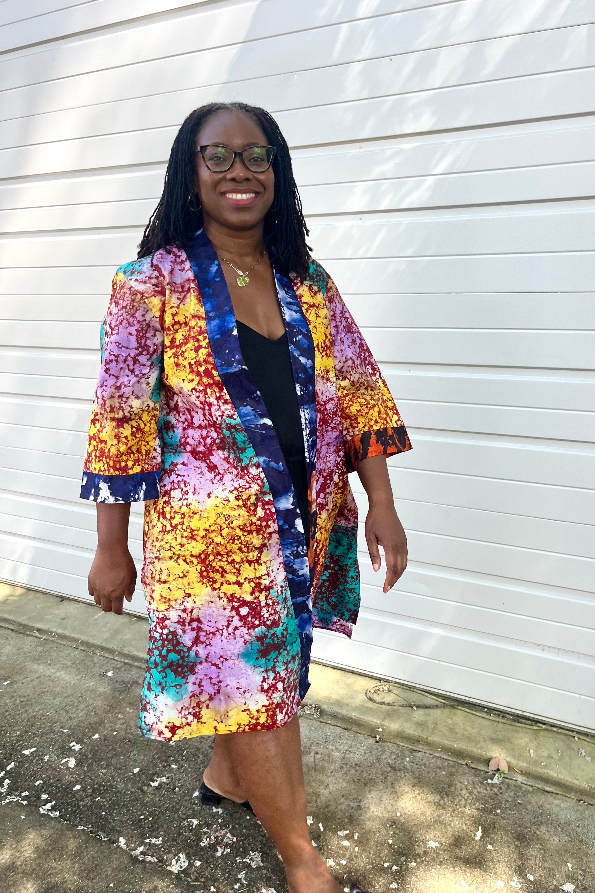 Fatima Duster - Orchid - suakoko betty