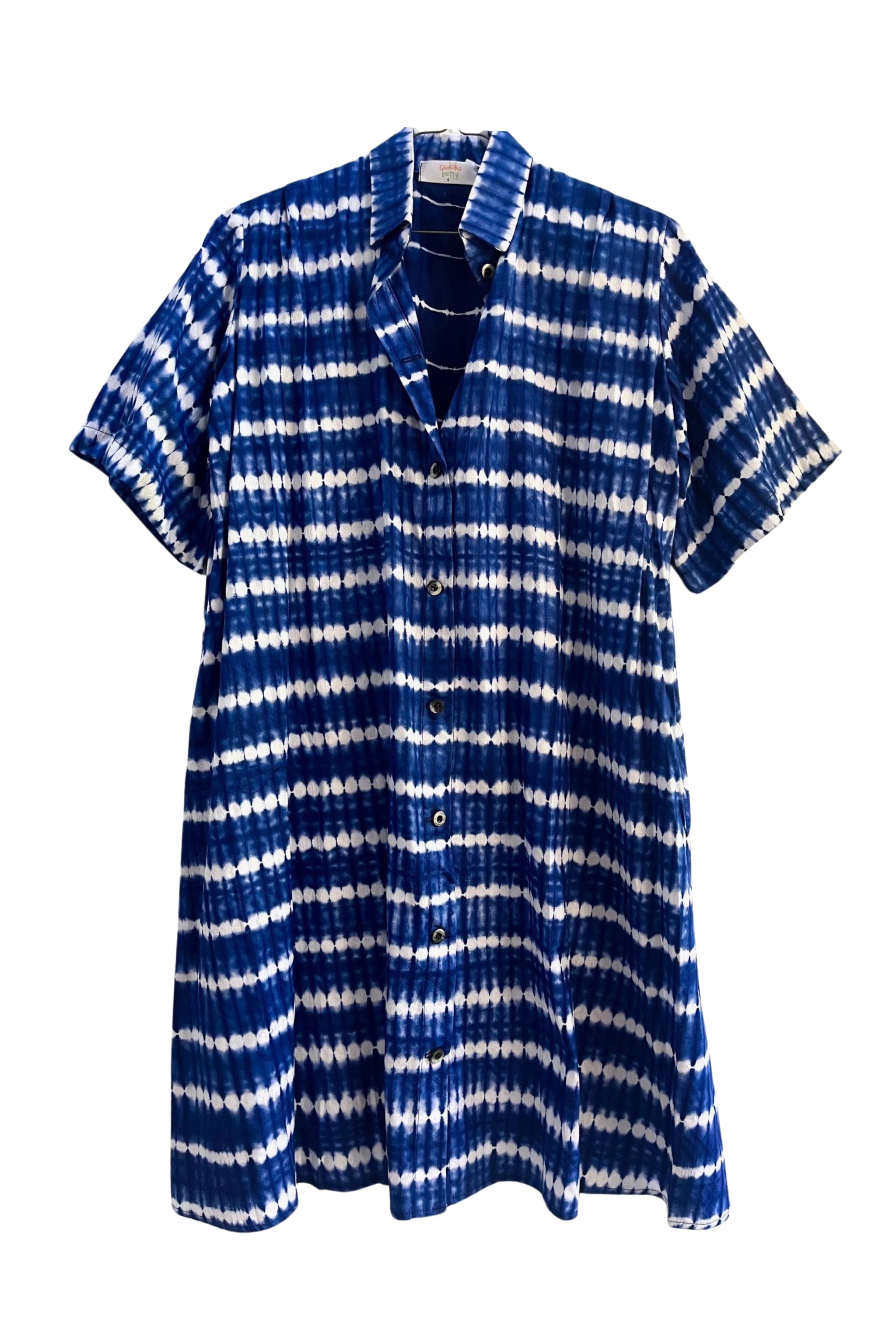 Sade Shirtdress - Cobalt - suakoko betty