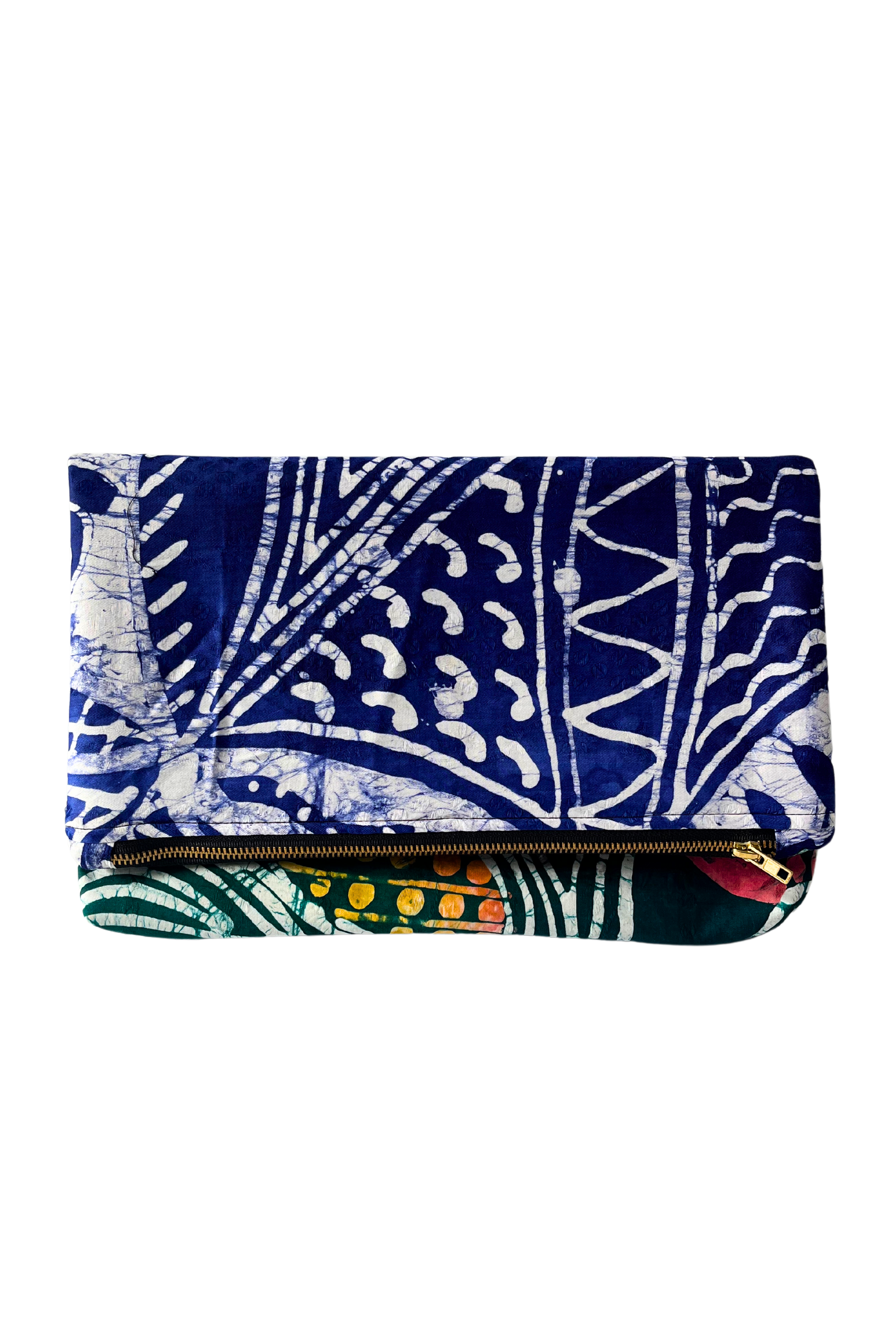 Naya Foldover Clutch - Cobalt - suakoko betty