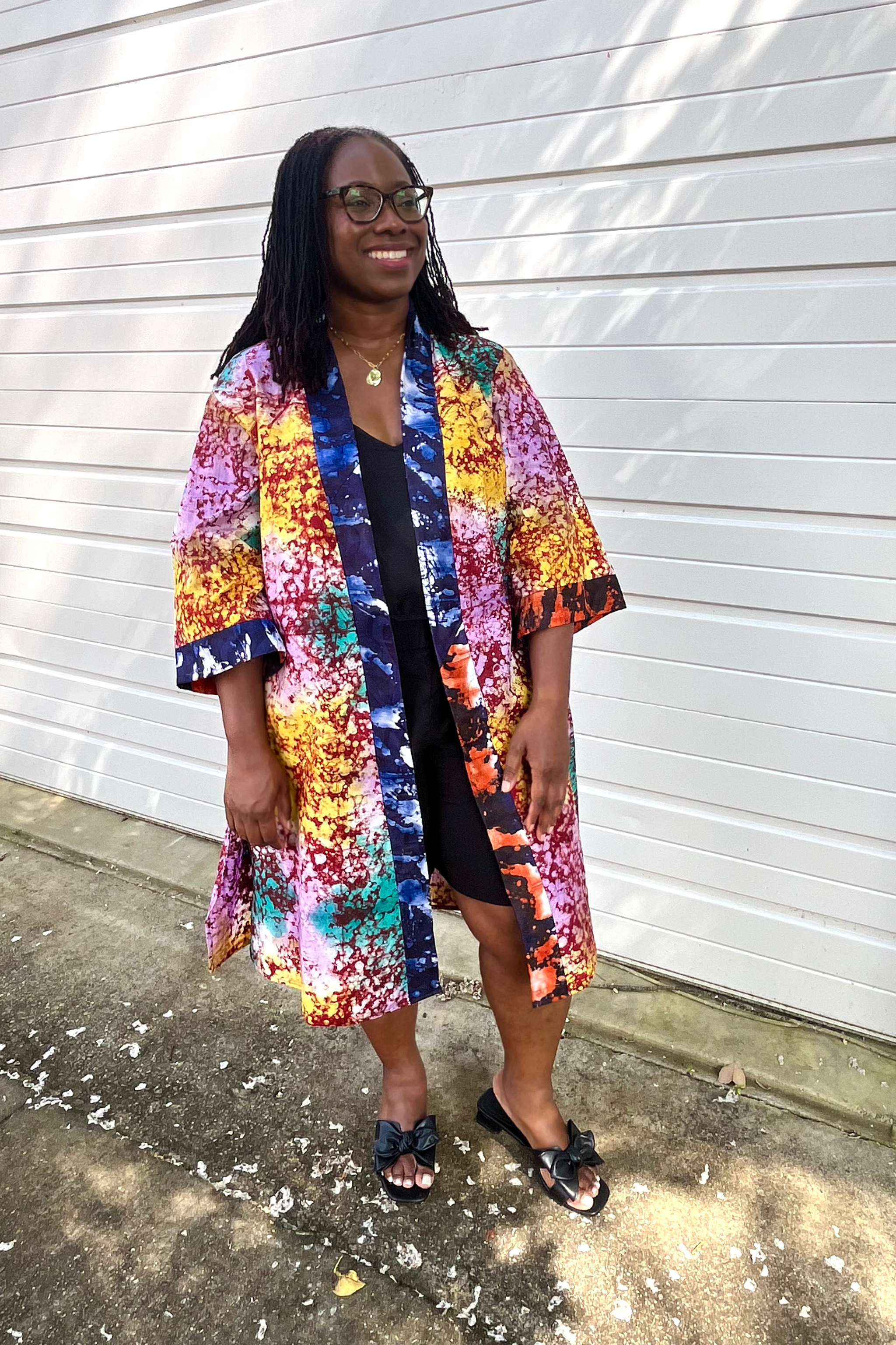 Fatima Duster - Orchid - suakoko betty