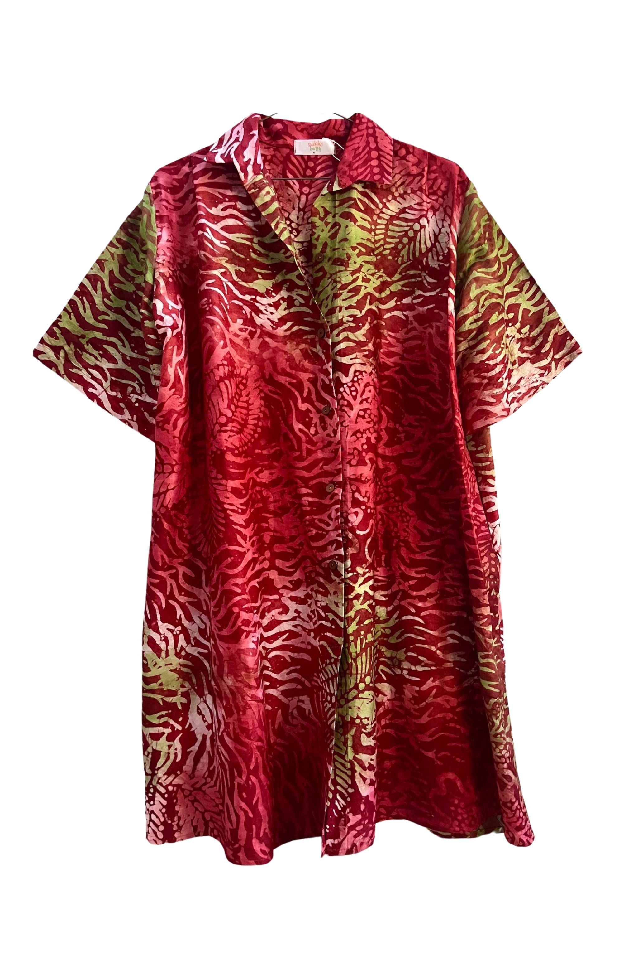 Sade Shirtdress - Cherry - suakoko betty