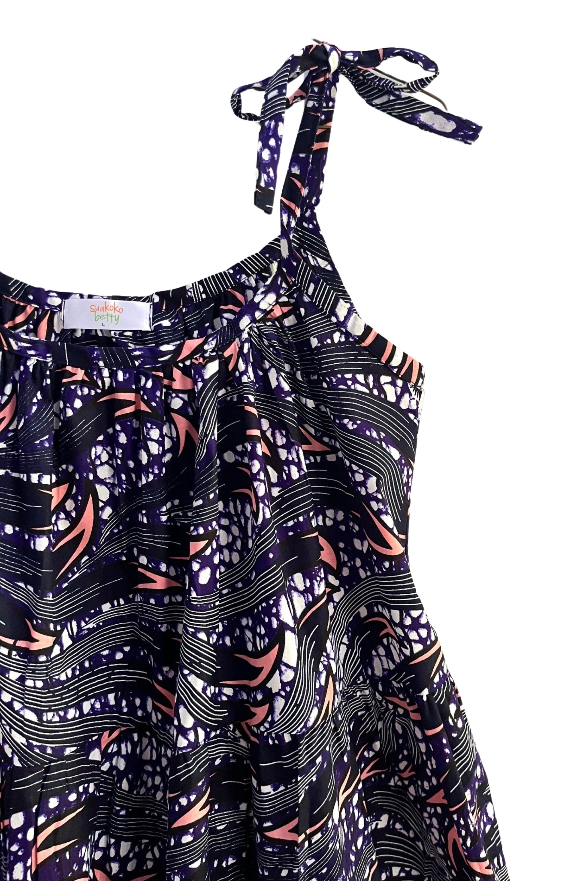 Aisha Dress - Eggplant - suakoko betty